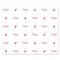 Party Central Pack of 6 White and Pink Breast Cancer Awareness Ribbon Photo Backdrops 72"